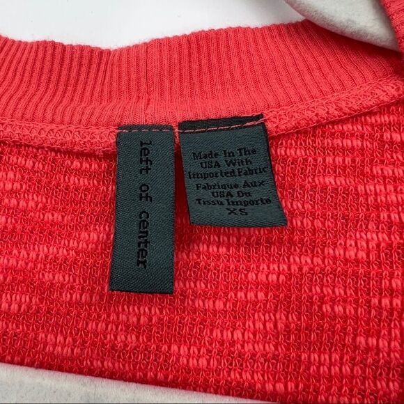 Anthropologie Left of Center Evie Coral Knit Button Front Cardigan Sweater - Picture 3 of 13